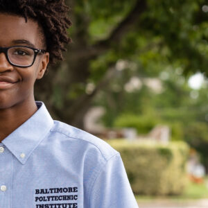 Poly Uniform Button Down