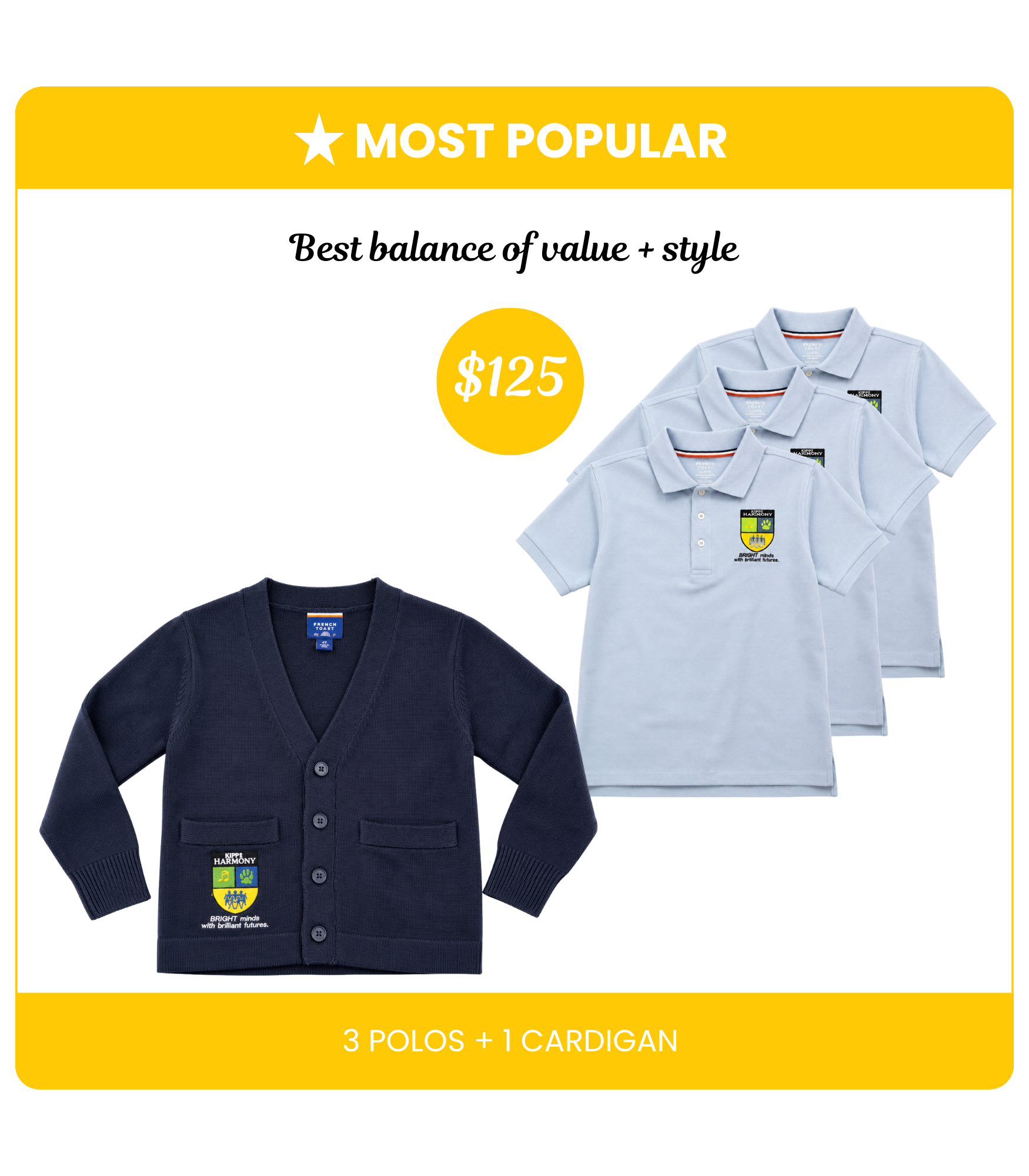 KIPP Harmony Most Popular Pack